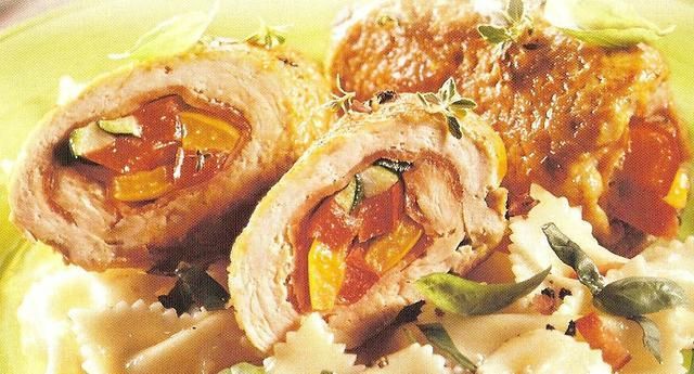 Roladki cielęce z papryką Roladki cielęce z papryką