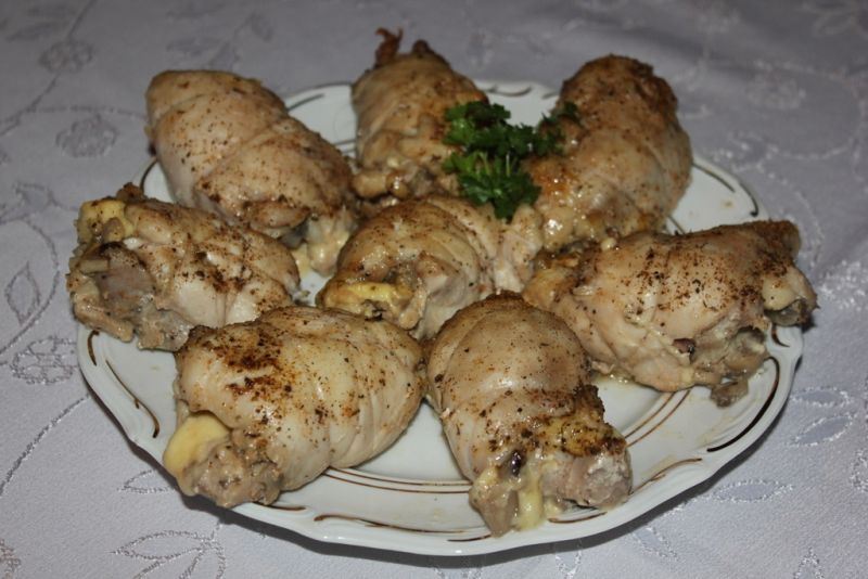 Roladki drobiowe faszerowane 