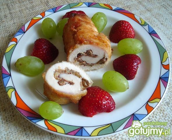 Roladki drobiowe na słodko Roladki drobiowe na słodko