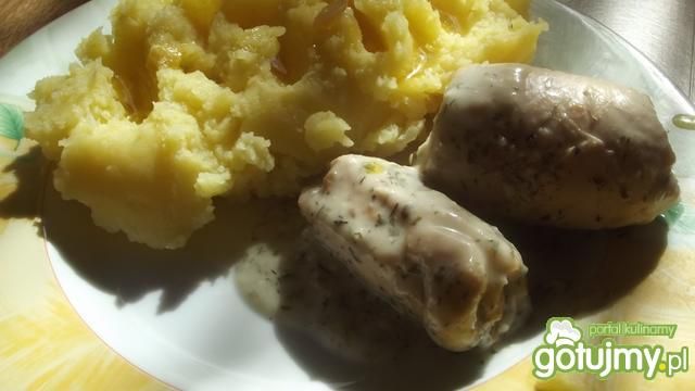 Roladki drobiowe w sosie Roladki drobiowe w sosie