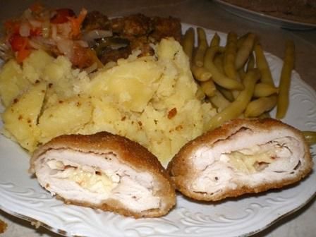 Roladki drobiowe z camembertem