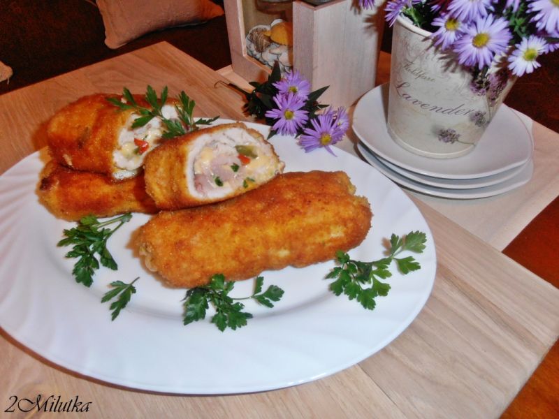 Roladki drobiowe z nutką chili Roladki drobiowe z nutką chili