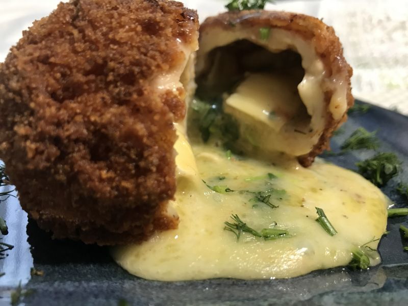 Roladki drobiowe z serem pleśniowym