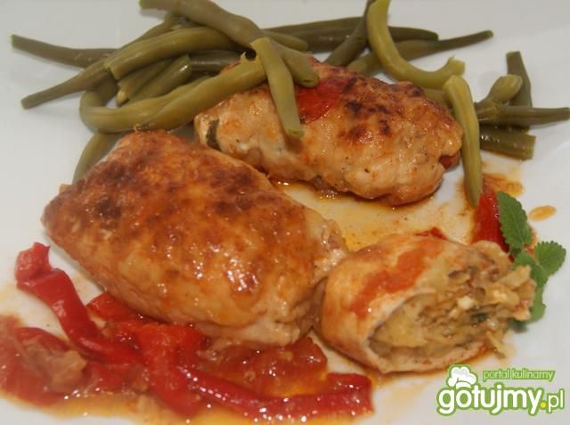 Roladki faszerowane ziemniakami +