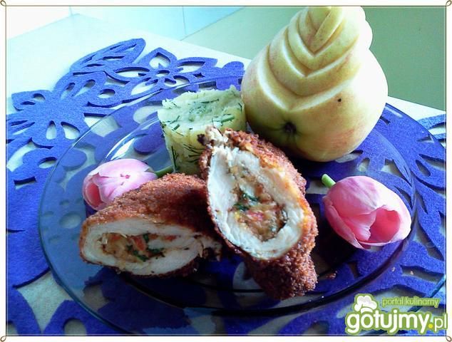 Roladki nadziewane jabłkiem i papryką Roladki nadziewane jabłkiem i papryką