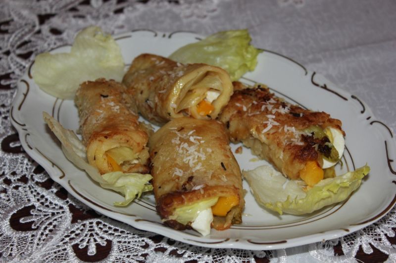 Roladki naleśnikowe Roladki naleśnikowe