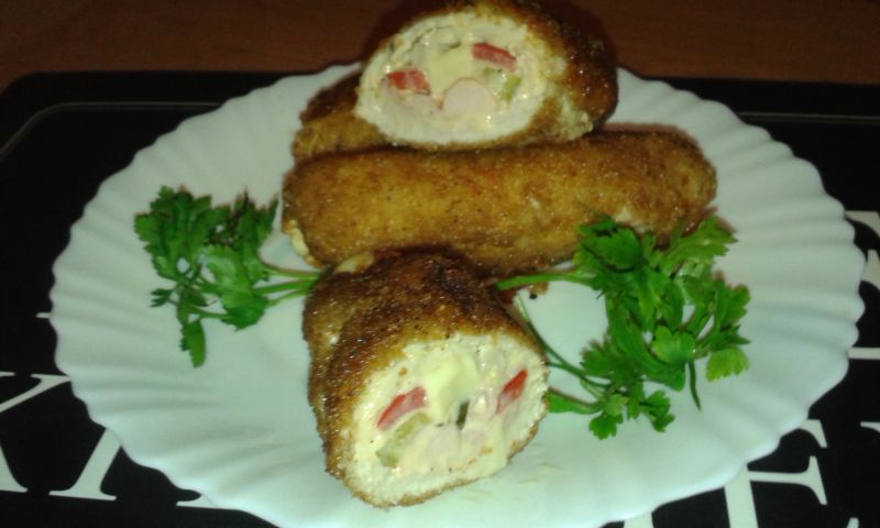 Roladki schabowe na bogato