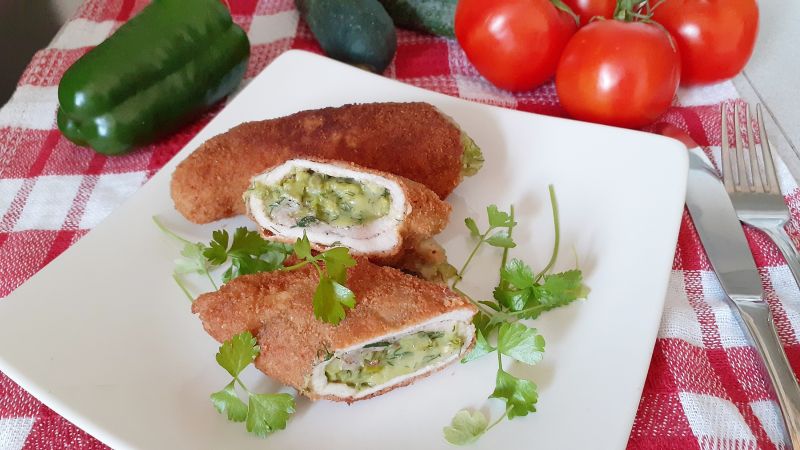 Roladki schabowe na zielono Roladki schabowe na zielono