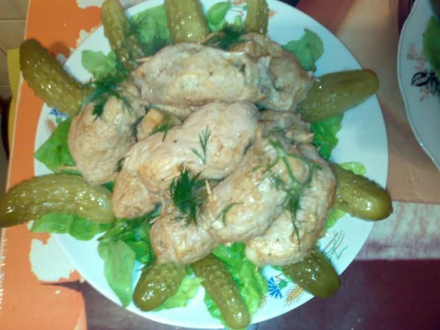 Roladki schabowe ostre Roladki schabowe ostre