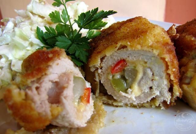 Roladki schabowe panierowane