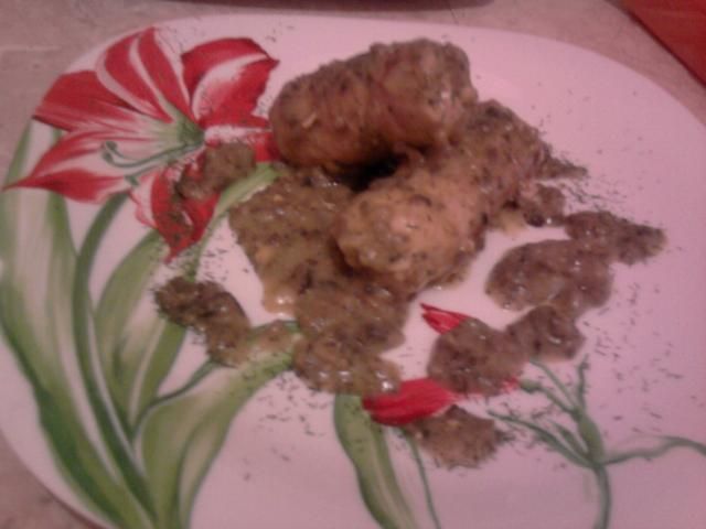 Roladki schabowe z bazylią