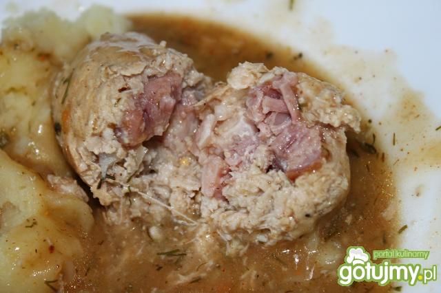 Roladki schabowe z boczkiem  Roladki schabowe z boczkiem