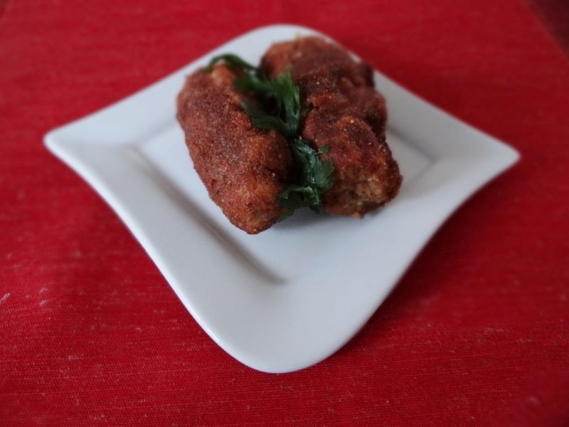 Roladki schabowe z marchewką