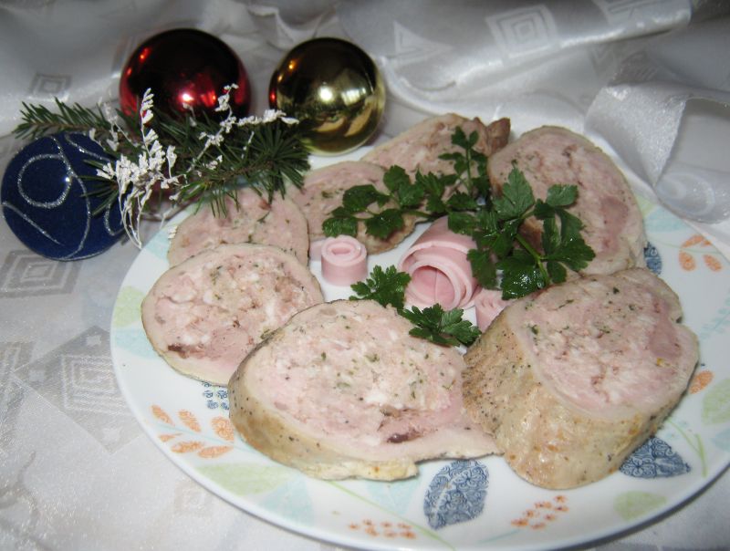 Roladki schabowe z mielonym