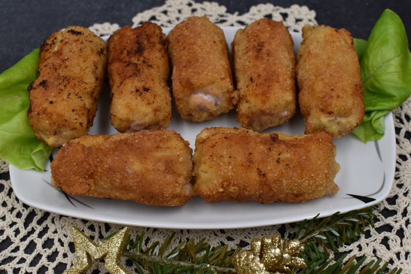 Roladki schabowe z papryką Roladki schabowe z papryką