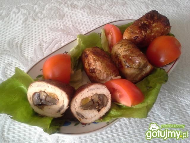 Roladki schabowe z piekarnika Roladki schabowe z piekarnika