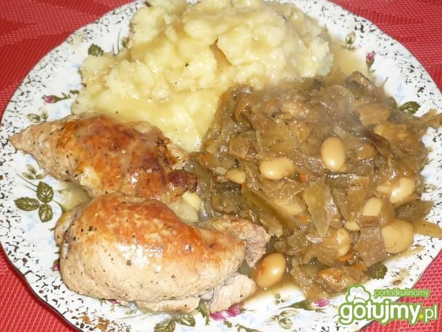 Roladki schabowe z serem wędzonym