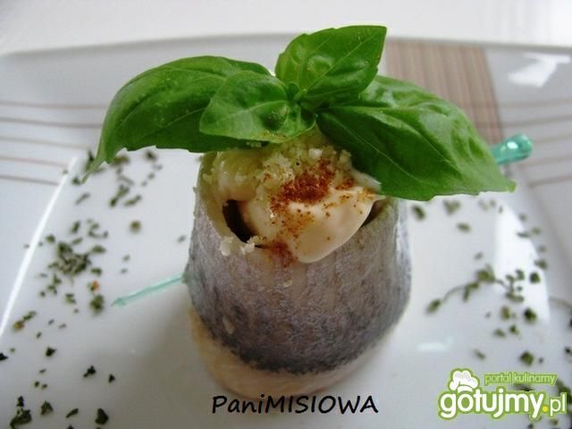 Roladki śledziowe z włoskim temperamente Roladki śledziowe z włoskim temperamente