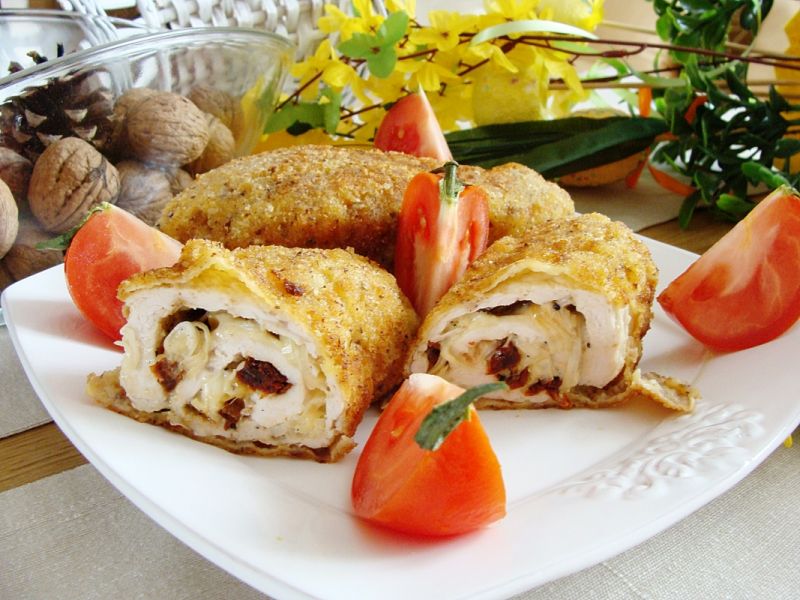 Roladki w orzechach laskowych Roladki w orzechach laskowych