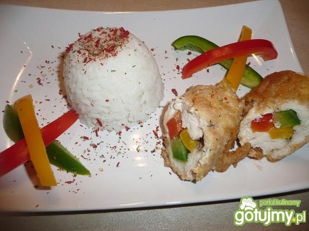 Roladki w serowej panierce Roladki w serowej panierce