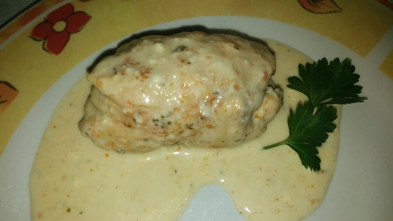 Roladki w sosie śmietankowym