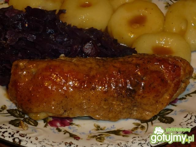 Roladki wieprzowe ze szpinakiem Roladki wieprzowe ze szpinakiem
