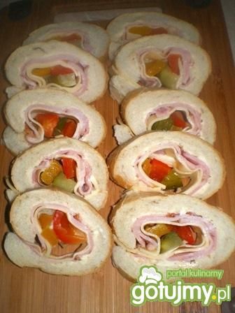 Roladki z bagietki
