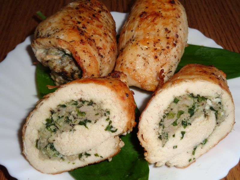 Roladki z białą kiełbasą Roladki z białą kiełbasą