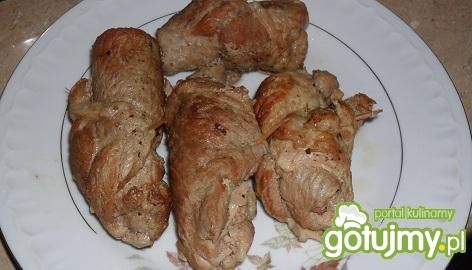 Roladki z białą szynką Roladki z białą szynką