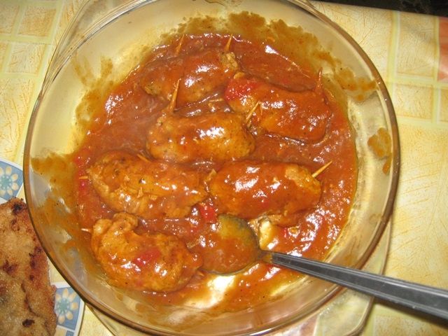 Roladki z cebulką i papryką