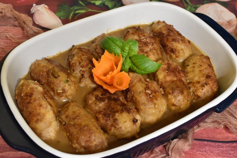 Roladki z chrzanem i ziemniakami Roladki z chrzanem i ziemniakami