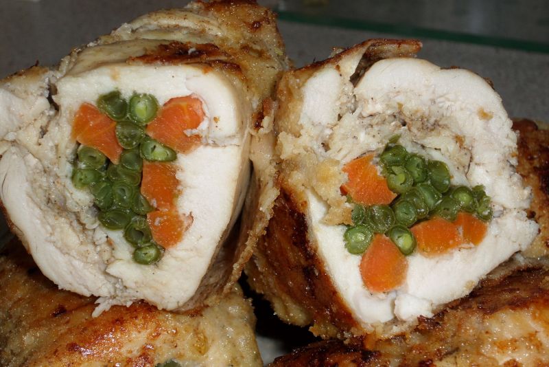 Roladki z fasolką i marchewką Roladki z fasolką i marchewką