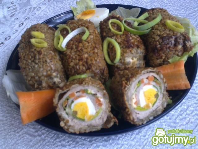 Roladki z jajkiem