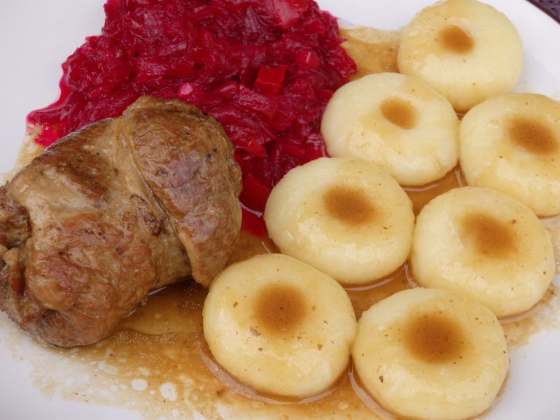 Roladki z kakrówki z grzybami