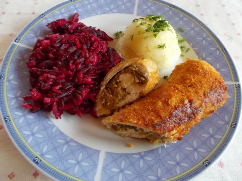 Roladki z kapustą i grzybami Roladki z kapustą i grzybami