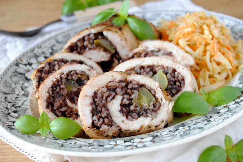 Roladki z kaszanką Roladki z kaszanką