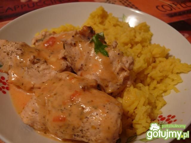 Roladki z kurczaka z oscypkiem, boczkiem