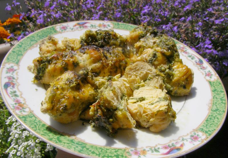 Roladki z kurczaka z pietruszką,mozzarellą