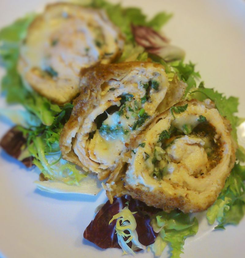 Roladki z kurczaka z serem górskim Roladki z kurczaka z serem górskim