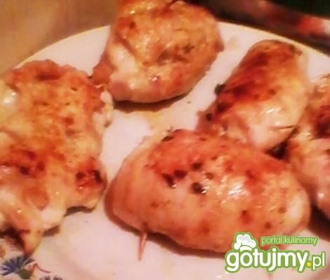 roladki z kurczaka z szynką 