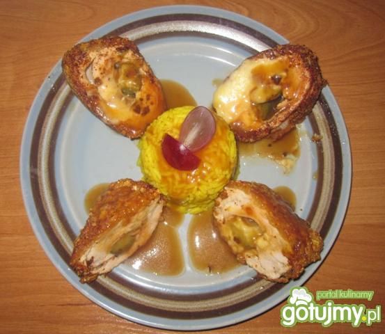 Roladki z kurczaka z szynką parmeńską Roladki z kurczaka z szynką parmeńską