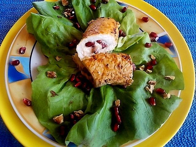 Roladki z kurczaka z żółtym serem  Roladki z kurczaka z żółtym serem