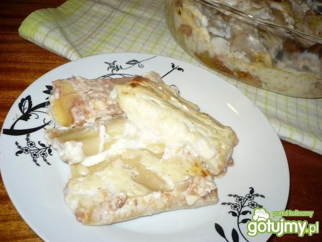 Roladki z lazanii z tuńczykiem