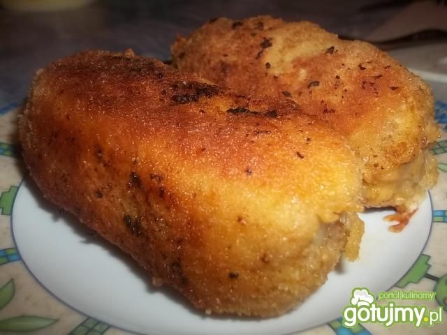 Roladki z mięsa mielonego w panierce Roladki z mięsa mielonego w panierce