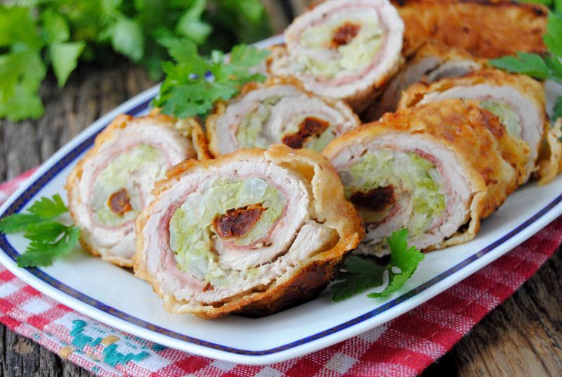 Roladki z młodą kapustą