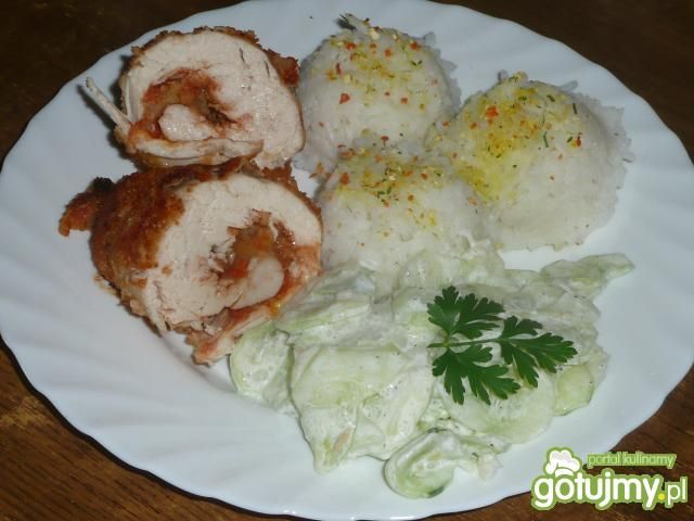Roladki z nadzieniem cebulowym  Roladki z nadzieniem cebulowym