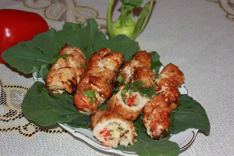 Roladki z pastą makrelową 