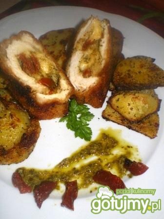 Roladki z pesto i suszonymi pomidorami Roladki z pesto i suszonymi pomidorami