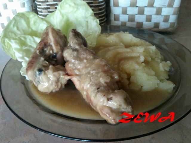 Roladki z pieczarkami