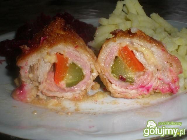 Roladki z piersi kurczaka